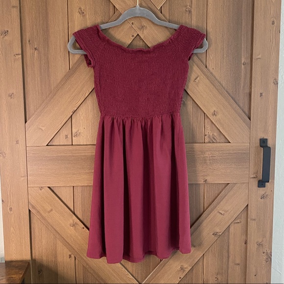Maroon skater dress - Picture 5 of 6